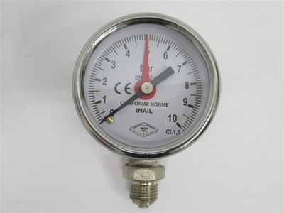 Magni , Industrial Pressure Gauge , 0-10 Bar