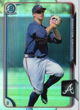 2015 Bowman Draft #186 Braxton Davidson Chrome Refractors