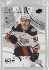 2022 Trilogy Rookie Black Foil Memorabilia 20/49 Brayden Tracey #187 Patch 07po