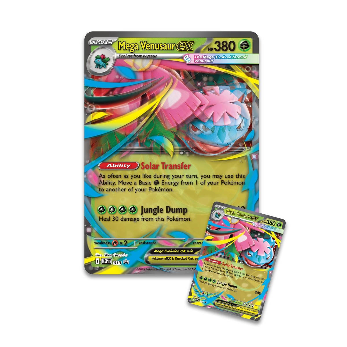 英語版　ポケモンカード　MEGA VENUSAUR EX COLLECTION Pokémon 2025 Mega Evolution MEG EN Mega Venusaur ex 155/132 CGC