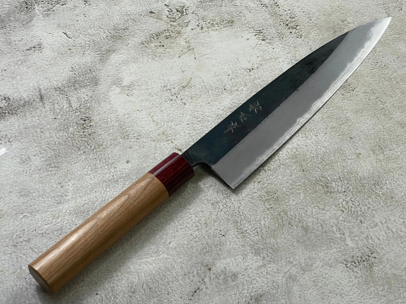 Muneishi Aogami 2 Gyuto 240mm Kurouchi Iron Clad