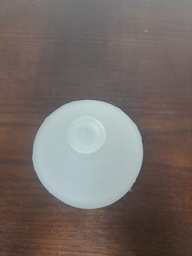 Piatto polvere vintage Avon in vetro smerigliato con motivo vite uva - Foto 5 di 10