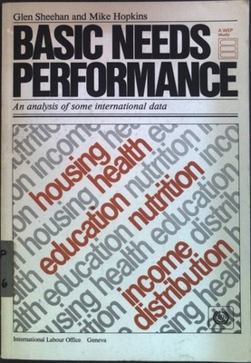 Basic Needs Performance: An Analysis of Some Internationl Data Sheehan, Glen and