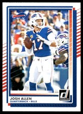 Josh Allen 2025 Donruss #91 Buffalo Bills NFL READ FREE SHIPPING AutographDen