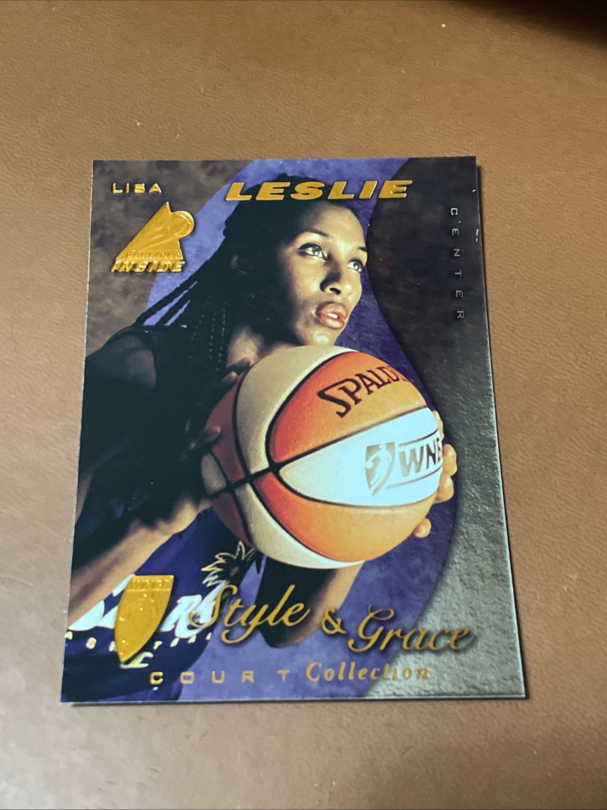 1997 Pinnacle Inside WNBA #73 Lisa Leslie Court Collection Los Angeles Sparks