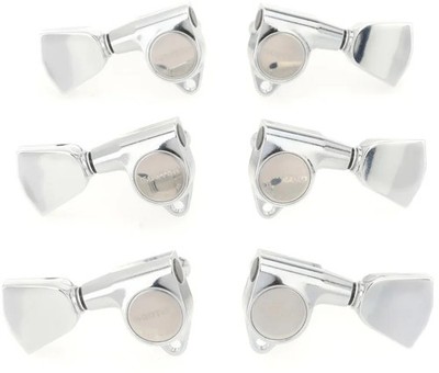 Gotoh SG301-04 Tuners - 3+3 Chrome, Keystone Buttons