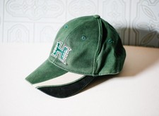 VTG Legacy University Of Hawaii Rainbow Warriors Strap Back Hat Cap Green OS NEW