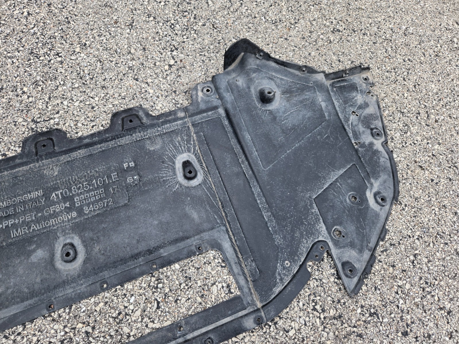 LAMBORGHINI HURACAN EVO FRONT UNDERBODY TRIM PANEL COVER OEM 4T0825101E