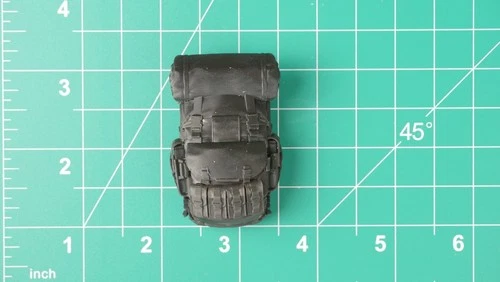 G.I. Joe Classified Hot Sauce Backpack 6" (1:12) Unpainted 3D Resin Print