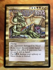 MTG Nicol Bolas Legends Near-Mint Condition Rare Elder Dragon Vintage!!