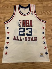 Vintage, Michael Jordan, 1988 NBA All Star Game Jersey, Macgregor-Sand Knit, LG