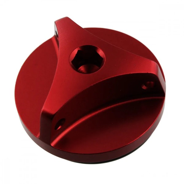 ÖLeinfüLlschraube M27X3.00Mm Alu Rot FüR Yamaha FZ 750 Bj. 1985-1986-image