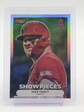 MIKE TROUT 2025 BOWMAN'S BEST SHOWPIECES REFRACTOR #BS-9 ANGELS Q7049