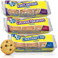 Cookies Variety Pack 10.5 Oz Pack of 3 Chocolate Chip, Iced Oatmeal, and C