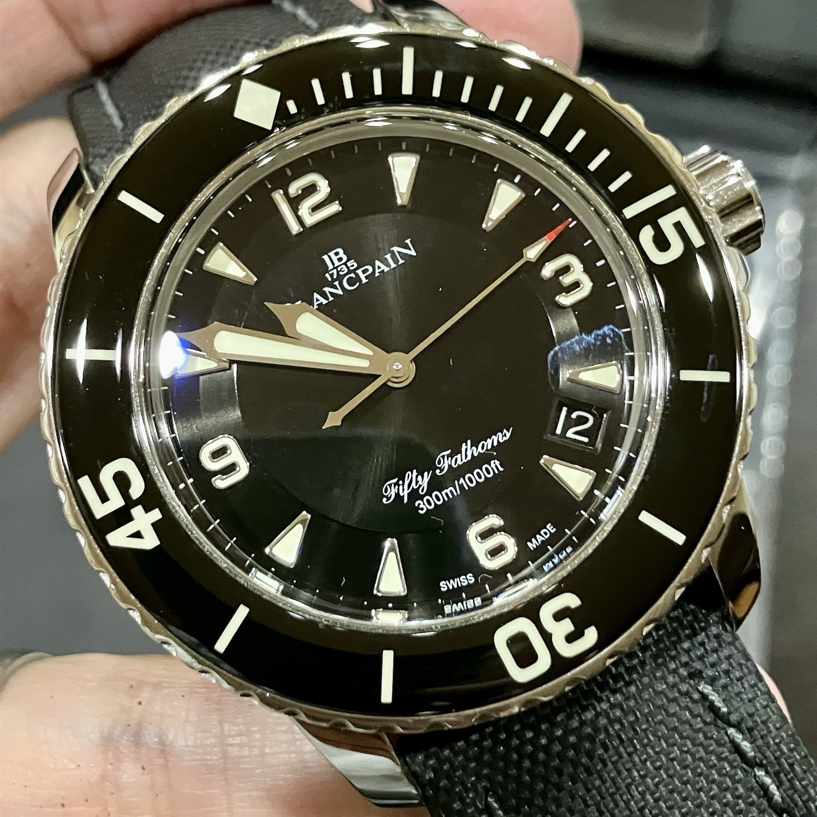 Blancpain Fifty Fathoms 5015.1130.71 Automatic Dive Watch - with Box and Papers