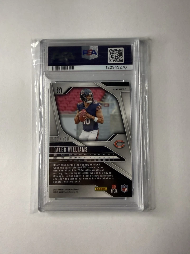 2024 Panini Prizm - Rookies Caleb Williams #301 Hyper Prizm /180 (RC) - Image 2 of 2