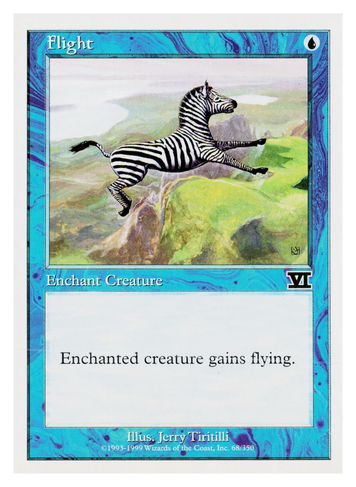 Flight 68 Common Classic Sixth Edition Magic: The Gathering Lightly Played