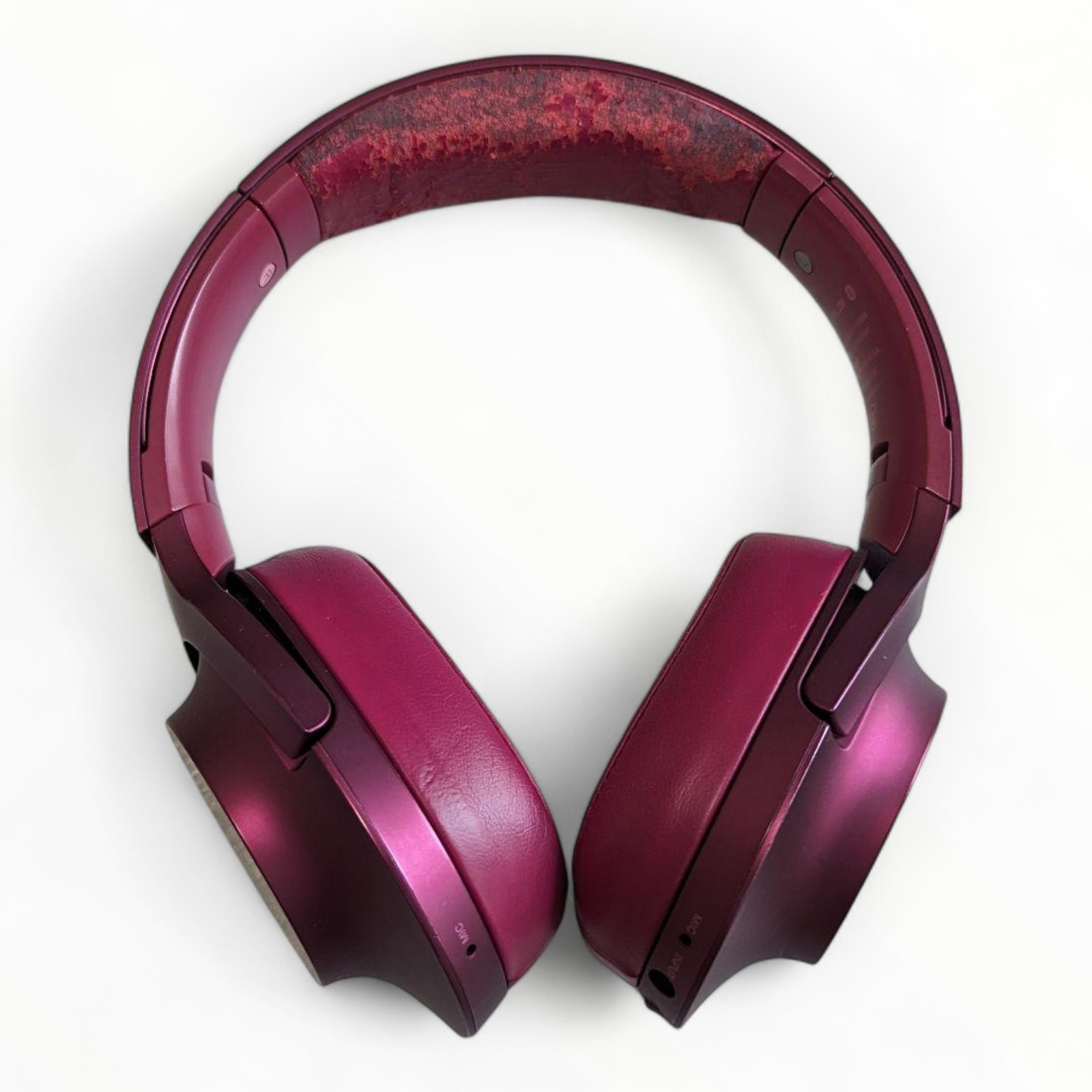 SONY MDR-100ABN Wireless Noise-Canceling Headphones Tested Fully Functional 956