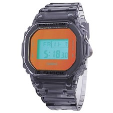 Casio G-Shock 5600 Series Alarm Quartz Digital Blue Dial Watch DW-5600TLS-8