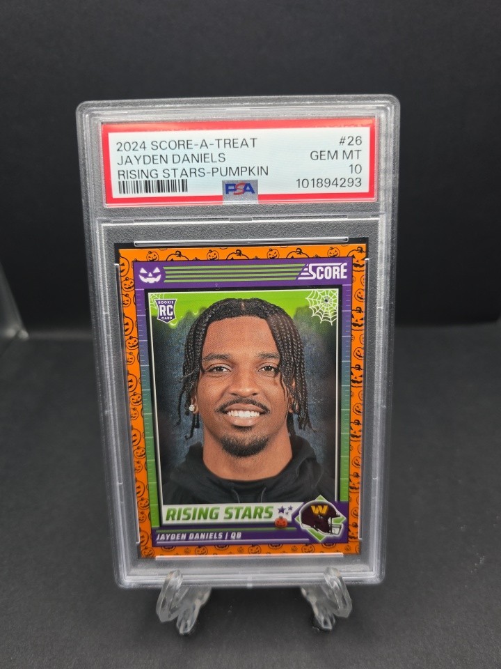 Jayden Daniels Panini Score-A-Treat Rising Stars #26 Pumpkin