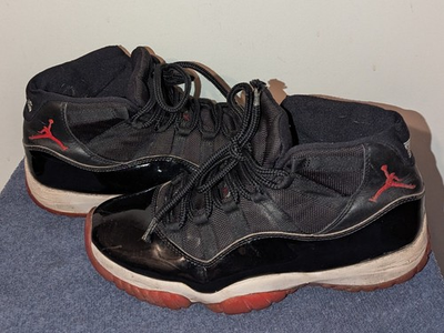 #ad Nike Air Jordan 11 Retro Playoffs Bred Mens Size 9 378037 061 BEATERS $38.99