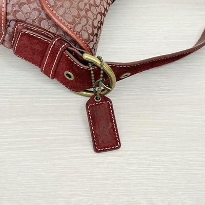 バッグ Coach Soho red Hobo suede Shoulder Bag s-l400.jpg