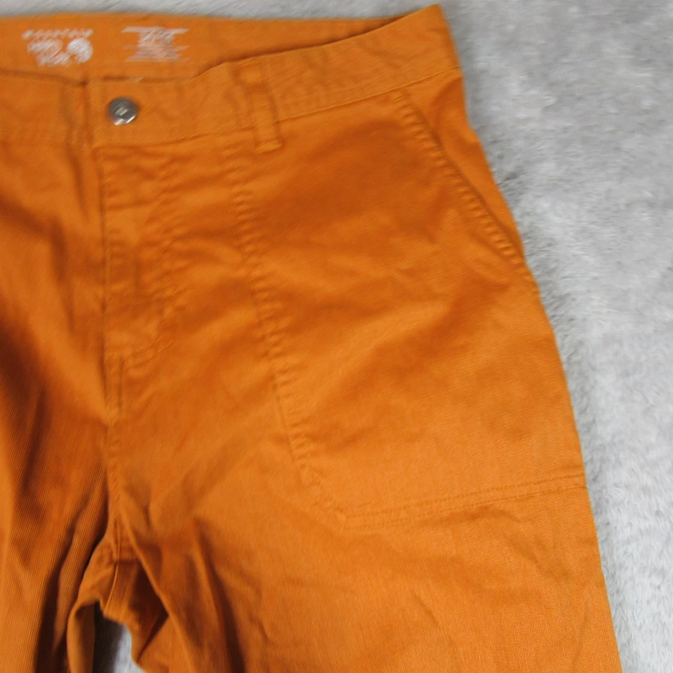 Calça Mountain Hardwear Masculina Tamanho 34 Laranja Elástica Bolso para Caminhada Perna Reta - Imagem 4 de 4