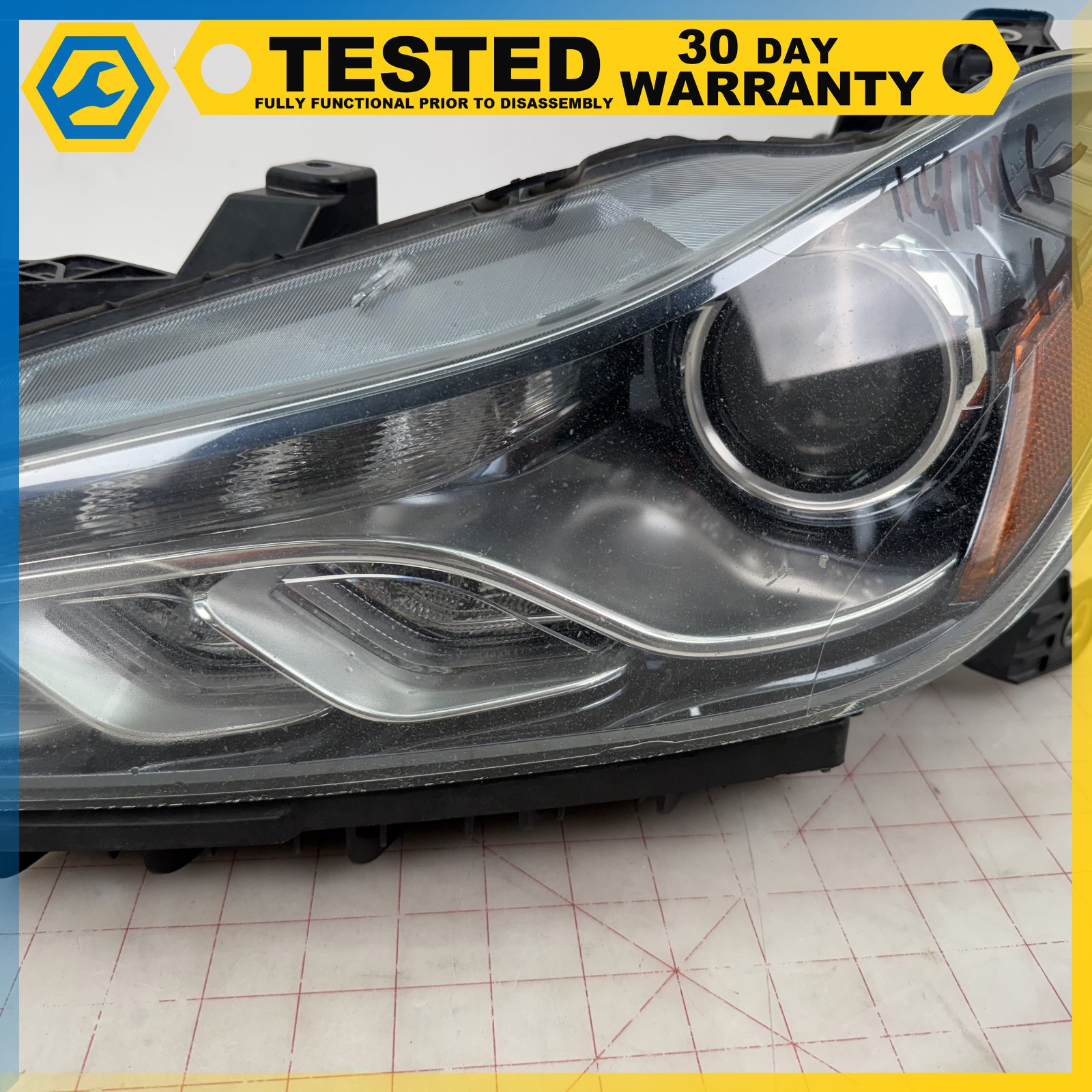 14-17 MASERATI GHIBLI FRONT LEFT DRIVER SIDE HEADLIGHT LAMP OEM