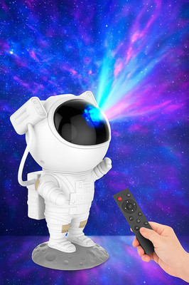 Star Projector Galaxy Night Light - Astronaut Space Projector Starry Nebula