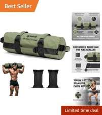 Versatile Sandbags for Exercise 5-200lbs - Reinforced Handles Water-Resistant
