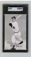 Nelson Fox 1962 Exhibit Card - SGC Authentic