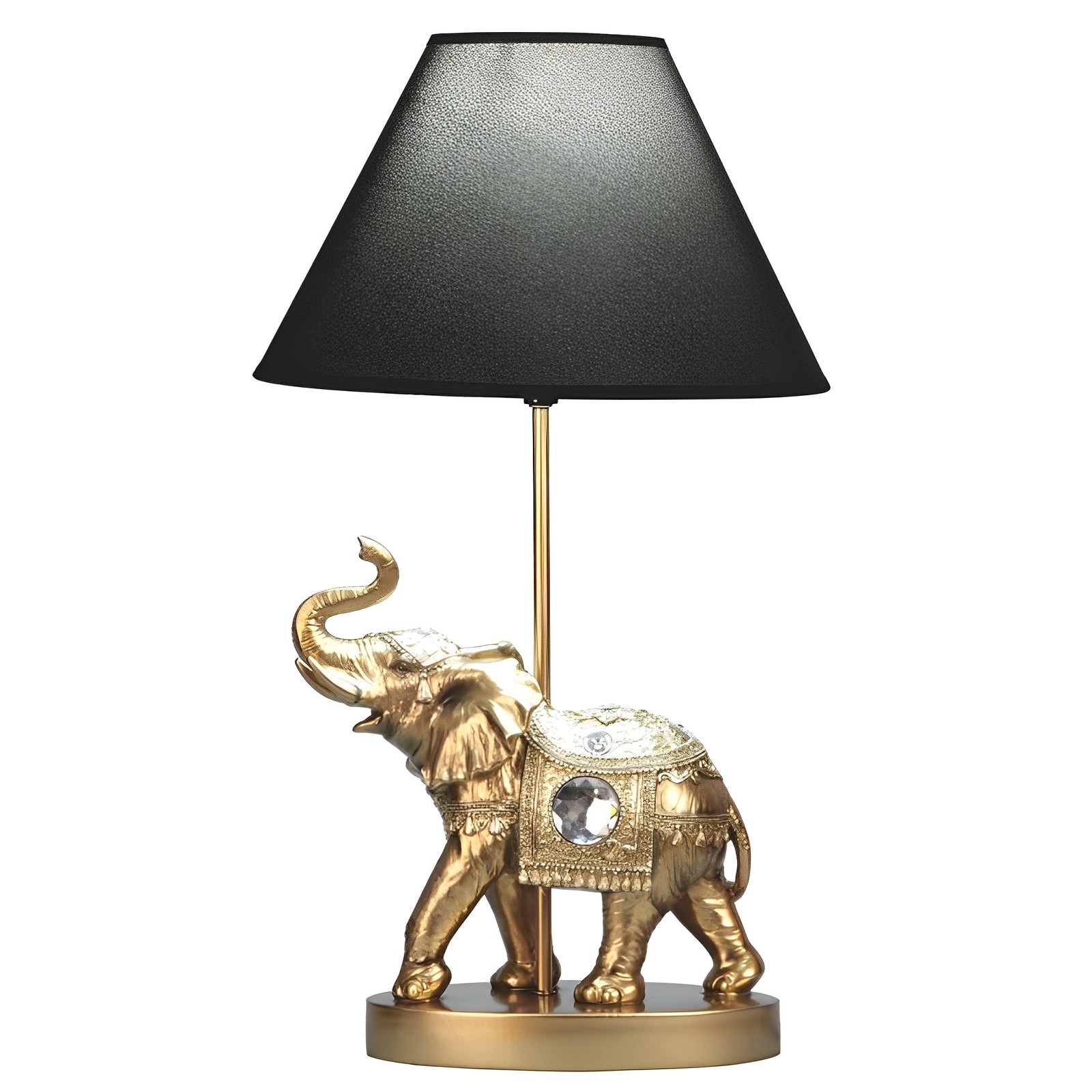 18.5"H Thai Elephant Lamp Decorative Table Lamp Stylish Decor & Gift Idea