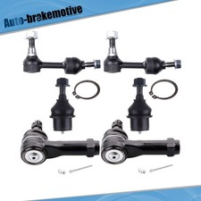 6x Front Lower Ball Joint Steering Sway Bar Tie Rod End For 2004-2005 Ford F-150