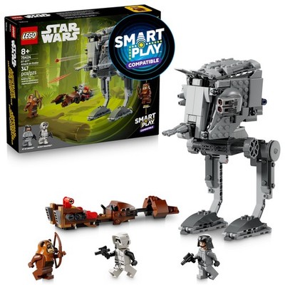 LEGO Star Wars AT ST Attack Endor 75424 Building Set 3 Minifigures SMART