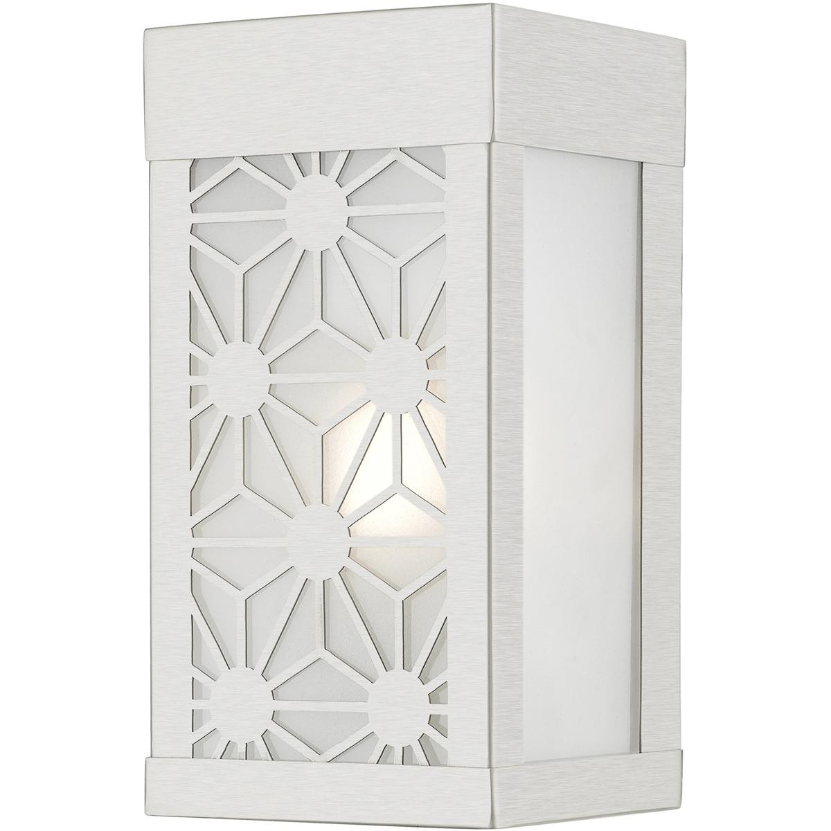 Livex Lighting 24321-91 Berkeley Outdoor Wall Light Brushed 