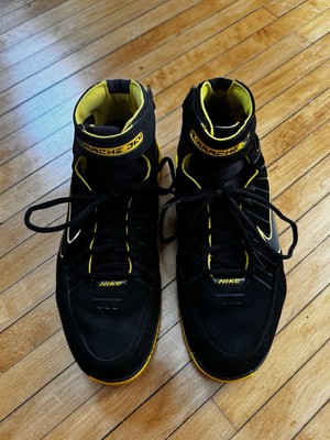VTG Y2K Nike Zoom Huarache 2K4 Kobe Bryant Black Maize  display picture 2