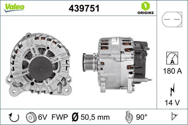 Lichtmaschine Generator FüR Skoda VW Superb II Kombi Yeti CC B7 Golf Plus V-image