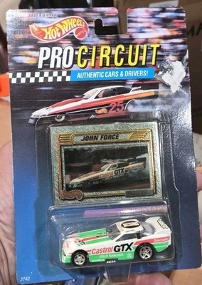 1992 Hot Wheels Pro Circuit John Force ''Castrol GTX'' NHRA Funny Car......Mint