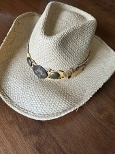 Bullhide Straw Western Cowboy/Girl Hat, Used, Size Medium
