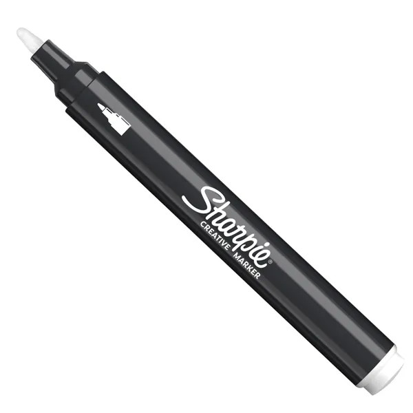 Sharpie Chiare/Scure Evidenziatori, Creative Akryl Paint Marker Bullet Spids Hvid 6 Stk (6X) - Immagine 2