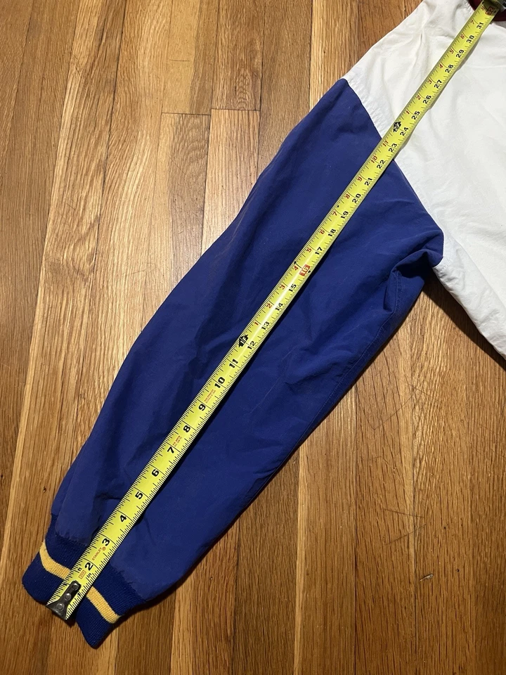 Vtg 90s Polo Ralph Lauren USN Navy Hook Deck Jacket Fireman Clasp Colorblock L - Image 4 of 4