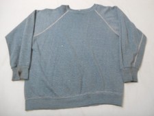 VTG 60s Towncraft Penneys Blue Creslan Acrylic Sweatshirt Adult M True Vintage