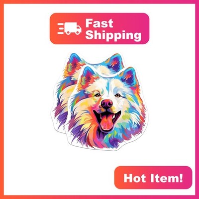 Bliss Monkey Co. Samoyed Dog Breed Sticker 5 Inch