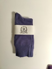 b studio -women's socks - purple- Cashmere Blend - Made in USA  M5 