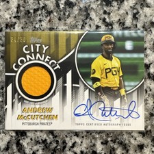 Andrew McCutchen 2026 Topps Series 1 #CCAR-AM City Connnect Gold /50 (AU, MEM)