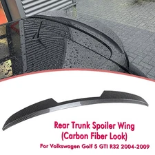 Rear Trunk Roof Spoiler Wing Kit For Volkswagen Golf 5 R32 MK5 GTI 2004-2009 1PC
