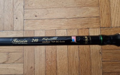 Angelrute Rute YAD GERMANY Tucson 240 Professional Carbon Top SIC Guide ca. 375g