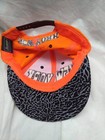 New York City NY iCAP Snapback Trucker Hat Orange And Black Embroidered  — photo 7
