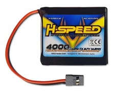 HSPLI003 H-Speed Batteria LIPO 4000Mah 3,7v  Radiocomando Sanwa MT44 MT-4 M17