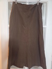 ZARA ZW COLLECTION MIDI SKIRT SIZE LARGE BROWN NWT 49.90